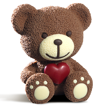 oso grande con corazón