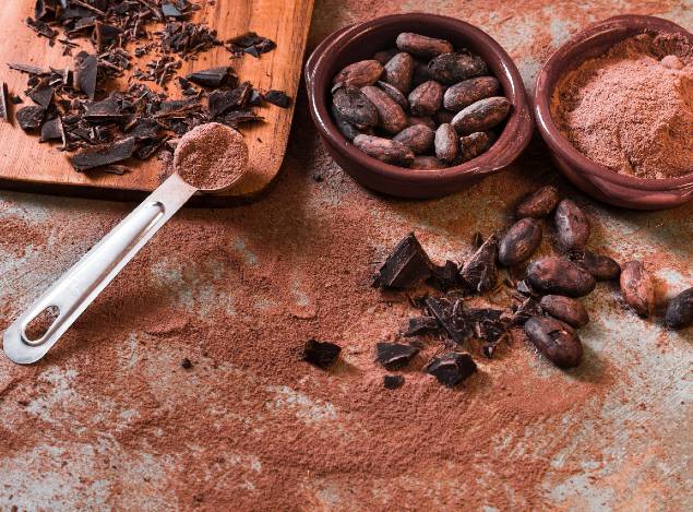 raíces del chocolate